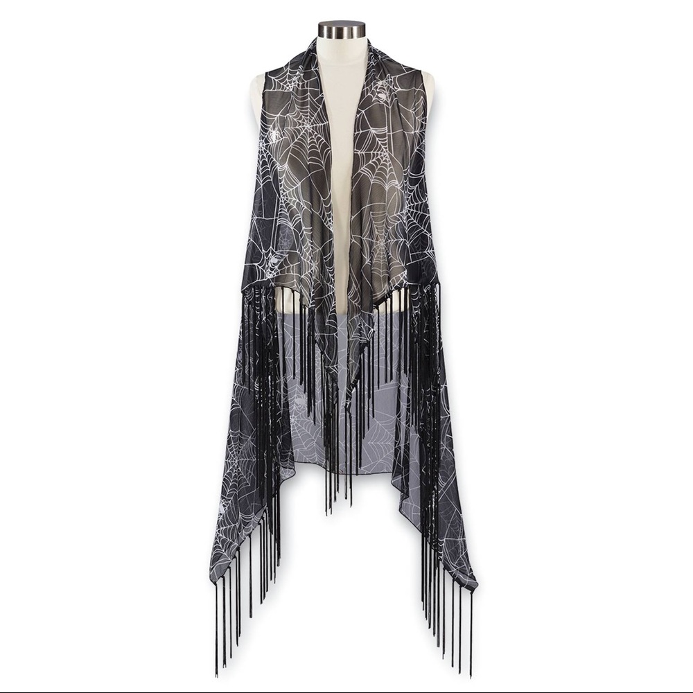Spiderweb Scarf Vest